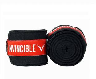 Invincible HW757 Black Boxing Hand Wrap