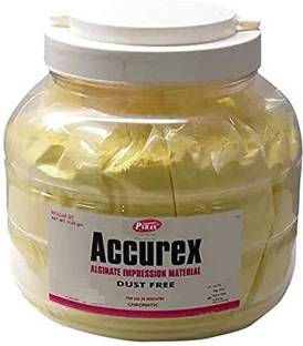 pyrax Alginate Impression Material Dust Free Fast setting with Pleasant mint taste Highly elastic (1126 gm, Yellow) Dental Elevator