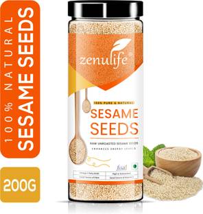 zenulife Best Quality Raw Safed Til (White Sesame Seeds) Sesame Seeds