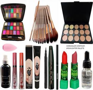 INWISH complete makeup kit box set of 25 products for daily care bridal and professional makeup