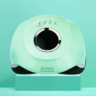 FStyler Professional Gel Polish LED Nail Dryer Lamp with 45pc Double Light Source (365+405nm)LED's UV Nail Gel Dryer Lamp For Manicure 180W Dual Power for Curing All Gel Polish with Auto Sensor and 4 Mode Timer Button (Salon Quality) Nail Polish Dryer