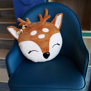 Webby Plush Cute and Adorable Deer Soft Cushion Pillow Stuffed Toy for Kids  - 40 cm