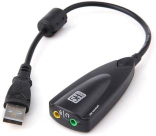 LipiWorld Sound Card 5hv2 Usb 7.1 With Channel Equalizer Usb 2.0 USB Adapter
