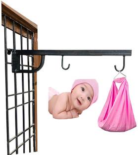 हैशटैग फिटनेस Baby Swing Cradle Hanger, New Born Babies Swing Cradle Hanger to 0 to 5 Years Capacity up to 30kg विंडो क्रैडल लंबा