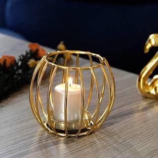 SIRAAJ&SONS Home Decors Candle Stand Tea Light Holder for Valentine's Day Decoration Theme Party Decorations Table Top Centerpiece Candle Holder Iron 1 - Cup Candle Holder