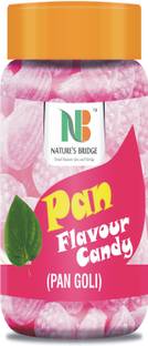 Nature's Bridge Pan Candy | Paan Flavour Candy | Sweet Hard Candy | Paan Goli - (200 Gm) Pan Candy