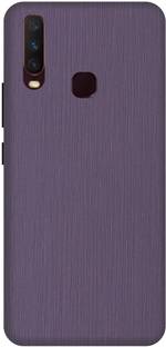 itrusto Back Cover for vivo Y15 , vivo Y15 Plain Purple BACK COVER