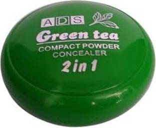 ads Green tea compact powder Concealer 2 in 1 compact (20g,natural) Compact