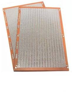 SAI ROBOTIC 15 X 10 CM PCB General Purpose Printed Circuit Board, Zero PCB Board (Pack of 2) Electronic Components Electronic Hobby Kit Educational Electronic Hobby Kit