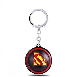 Daiyamondo Rotating Superman logo Keychain best quality keychain made up of high quality Metal long time durable. keychain/keyring for men women kids and couples this key chain is best keyhouse.Use car ,bike,bag and more uses and best choice for gifting Key Chain
