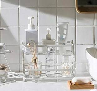 Easyroot Containers Kitchen Rack Iron Multipurpose 2 Step Kitchen Counter Top Kitchen Organizer for St...