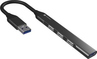 Portronics Mport 31 USB Hub (4-in-1) Multiport Adapter with 1 x USB 3.0 & 3 x USB 2.0 Ports POR-1484 USB Hub