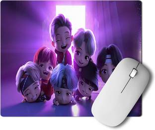 PrintingZone BTS MousePad Bts Army MousePad Bts Signature Mousepad bts logo mousepad Printed Mouse pad for(MSP-22) Mousepad