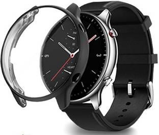 VOLMERE Protective Case for Amazfit GTR 2 / GTR 2E Smart Watch, (2 in 1), Silocon Case with Silicon Screen Protector