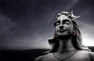 imbue Shiva self adhesive vinyl painting without frame Digital Reprint 36 inch x 72 inch Painting