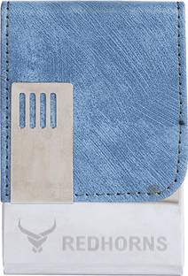 REDHORNS Stainless Steel Card Case Holder 7 Card Holder