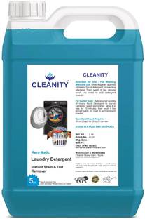 cleanity Liquid Detergent, Suitable for front load detergent and top load liquid detergent, also use for hand wash 5 Liter Lavender Liquid Detergent