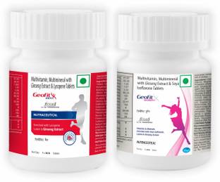 GEOFIT Immunity & Stamina Boosting Supplement for Men & Women with Vitamin C, D, E & A