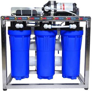 OneTech 25 LPH Commercial Water Purifier Plant Full Stainless Steel Body With Auto Shut Off + TDS Adju...