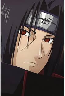 Itachi uchiha sharingan wall poster REDCLOUD Paper Print