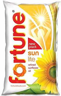 FORTUNE Sunlite Refined Sunflower Oil Pouch