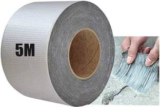 Amulakh Aluminium Foil Tape Self adhesive UV Protection Waterproof Tape External Aluminium Foil Suitable for Roof Leak, Surface Crack, Window Sill Gap, Pipe Rupture, Boat Sealing,Home Renovation. 200 cm Anti Slip Tape