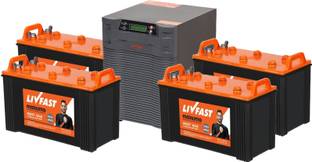 Livfast MXST1648 + LF3500 Tubular Inverter Battery