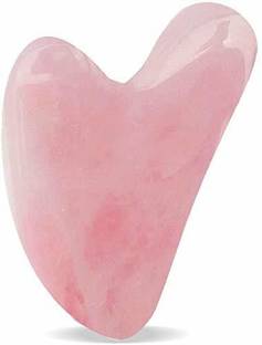 Techpro GUA SHA ROSE 05 Techpro Natural Crystal Stone Massage Rose Gua Sha Facial Massage Wand Jade Healing Equipment For Skin Therapy SPA Treatment Massage and Relaxation for Body, Face, Neck Massager