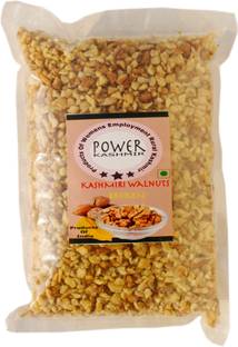 Power Kashmir Broken Walnuts Pieces for Sweets Cakes Bakery Items, Walnut Kernels Broken, Tukda Akhrot Giri Walnuts