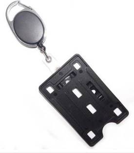 I CARDE Plastic ID Badge Holder, ID Badge Reel