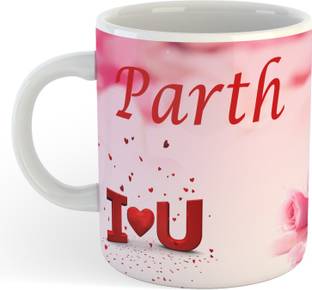 ADN21 All Day New Printed Premium I Love You Parth Ceramic Coffee , Best Gift For Parth etc. Ceramic Coffee Mug