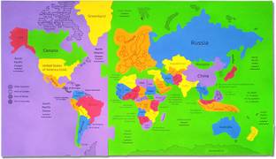 cretto World Map Puzzle
