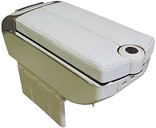 Auto Car Winner BMW Type Split Car Armrest Console With 6 USB Ports Built In Cup Holder Ashtray-Beige Car Armrest
