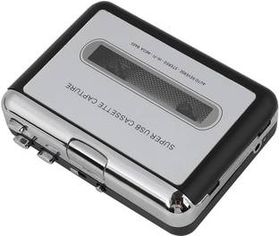 माइक्रोवेयर Portable Cassette Player, Tape to MP3 Converter Cassette Tap Player with Earphone, USB Cassette Capture Tape to PC CD Player Cassette Recorde MP3 प्लेयर