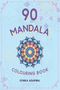 90 Mandala Colouring Book