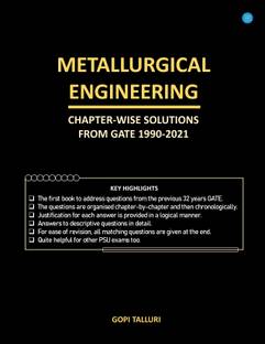 GATE Metallurgy (Chapter-wise Solutions from GATE 1990-2021)