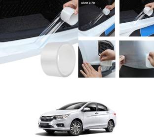 PROEDITION Car Door Transparent Seal Strip Door Edge Guard(1.9 Inch x 5metre)V10 Matte, Glossy, Chrome Honda City Side Garnish