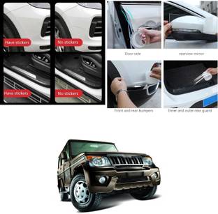 XZRTZ Car Door Transparent Seal Strip Door Edge Guard Wrap Film Individualized Car Door Sill Protector Self-Adhesive Car Bumper Protector,Waterproof Auto Door Entry Guard Sticker,Anti-Collision Strip Rubber Scratch Protection Strip,Red C112 Door Sill Plate