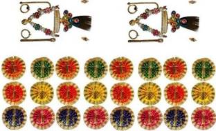 Lootnixx Laddu Gopal 0 number (4inch) 24 Poshak 2 Mukut set Dress