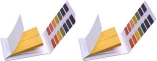 Parijata Litmus Paper | Litmus Paper ph scale | Litmus Paper Strips | Litmus paper and Univeral Indicator | Litmus Paper for acid and base | Litmus Paper Indicator | Litmus Paper Yellow (Pack of 2) , 80 strips per booklet Ph Test Strip
