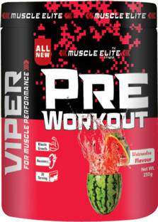MUSCLE ELITE FITNESS Pre -Workout Supplement to Boost Your Energy & Performance ( Watermelon) BCAA