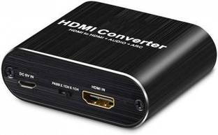microware 4K HDMI Audio Extractor 5.1 extractor HDMI-compatible splitter HD To Audio Extractor Optical TOSLINK SPDIF Media Streaming Device
