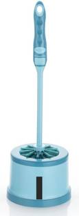 N H Enterprise Round Brush For Toilet And Bathroom Cleaning Brush with Holder