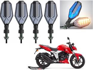 AuTO ADDiCT Front, Rear LED Indicator Light for TVS Apache RTR 160