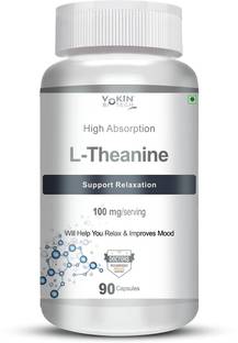 Vokin Biotech L-Theanine 100mg Support Relaxation | Improve Mood | Improve sleep