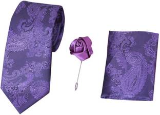 RANDOM STRIPE Satin Cufflink & Tie Pin Set