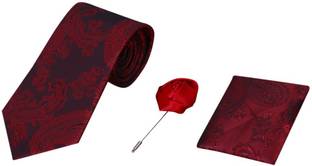 RANDOM STRIPE Satin Cufflink & Tie Pin Set