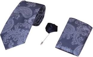 RANDOM STRIPE Satin Cufflink & Tie Pin Set