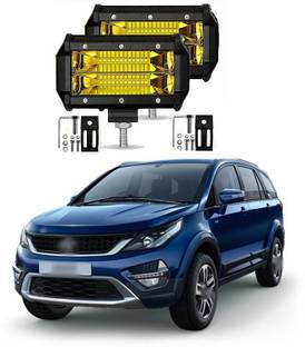 XZRTZ Motorcycle LED Driving Fog Lights 60W Amber and White Projector Lights 1.3" Aux Spotlight, Compatible with Jeep E-Bike Tractor Pickup Truck ATV UTV SUV Boat etc. (2 Pack) SD190 Car Fancy Lights
