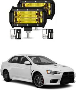 XZRTZ Motorcycle LED Driving Fog Lights 60W Amber and White Projector Lights 1.3" Aux Spotlight, Compatible with Jeep E-Bike Tractor Pickup Truck ATV UTV SUV Boat etc. (2 Pack) SD68 Car Fancy Lights